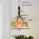 GobekUsa Butterfly Pink LED Pendant Lamp Walnut Wood Glass Nordic Modern Home Decor