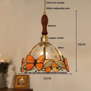 GobekUsa Butterfly Pink LED Pendant Lamp Walnut Wood Glass Nordic Modern Home Decor
