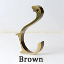 Modern candy color aluminum finish wall hooks – kitchen organizer by Decorbites