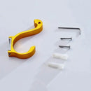 Modern candy color aluminum finish wall hooks – kitchen organizer by Decorbites