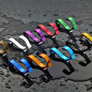 Modern candy color aluminum finish wall hooks – kitchen organizer by Decorbites