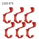 Modern candy color aluminum finish wall hooks – kitchen organizer by Decorbites