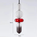 GobekUsa Candy Glass Ceiling Hanging Chandelier for Loft Living Room