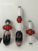 GobekUsa Candy Glass Ceiling Hanging Chandelier for Loft Living Room