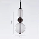 GobekUsa Candy Glass Ceiling Hanging Chandelier for Loft Living Room