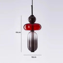 GobekUsa Candy Glass Ceiling Hanging Chandelier for Loft Living Room