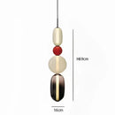 GobekUsa Candy Glass Ceiling Hanging Chandelier for Loft Living Room