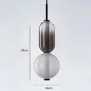 GobekUsa Candy Glass Ceiling Hanging Chandelier for Loft Living Room