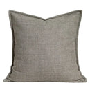 GobekUsa Cappuccino Tone Geometry Embroidery Luxury Pillowcase 45x45cm Cream Khaki Gray