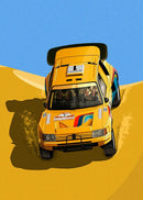 GobekUsa Modern Cartoon Racing Car Canvas Wall Art