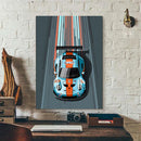 GobekUsa Modern Cartoon Racing Car Canvas Wall Art