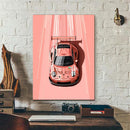 GobekUsa Modern Cartoon Racing Car Canvas Wall Art