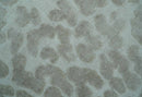 Modern Carved Texture Leopard Design Silver 10x14 Ecose Area Rug