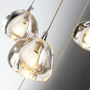 GobekUsa Crystal Ball Chandelier: Modern LED Stair Chandelier for Living Room, Kitchen, and Loft