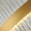 GobekUsa Crystal Pendant Chandelier Remote Control Dimmable LED Lighting
