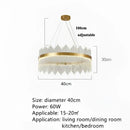 GobekUsa Crystal Pendant Chandelier Remote Control Dimmable LED Lighting