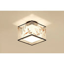 Modern Ceiling Lamp for Living Room with Soft Fabric Shade