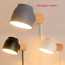GobekUsa LED Wall Lamp with E14 Light Source and Switch for Indoor Illumination