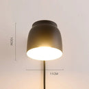 GobekUsa LED Wall Lamp with E14 Light Source and Switch for Indoor Illumination