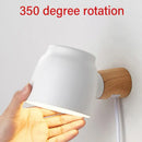 GobekUsa LED Wall Lamp with E14 Light Source and Switch for Indoor Illumination