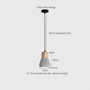 GobekUsa Cement LED Pendant Lamp Industrial Decor Bedroom Living Room Bar Cafe