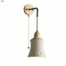 GobekUsa Cement LED Wall Lamp Sconce Modern Pull Chain Switch Stair Light