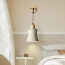 GobekUsa Cement LED Wall Lamp Sconce Modern Pull Chain Switch Stair Light