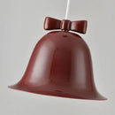 GobekUsa Bowknot Bell LED Chandelier: Modern Nordic Restaurant Cafe Indoor Lighting Fixture