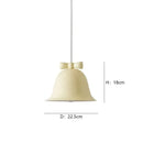 GobekUsa Bowknot Bell LED Chandelier: Modern Nordic Restaurant Cafe Indoor Lighting Fixture