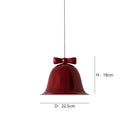 GobekUsa Bowknot Bell LED Chandelier: Modern Nordic Restaurant Cafe Indoor Lighting Fixture