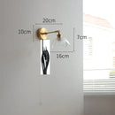 GobekUsa Green Glass LED Wall Light with Pull Chain Switch - Modern Nordic Design