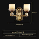 GobekUsa All Copper Jade Chandelier, Modern Chinese Style for Living Room, Bedroom, Dining Room.