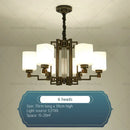 GobekUsa Chinese Style Chandelier: Modern, Simple & Elegant Lighting for Living Room, Dining Room & Bedroom