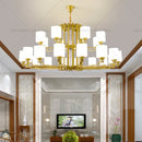 GobekUsa Chinese Style Chandelier: Modern, Simple & Elegant Lighting for Living Room, Dining Room & Bedroom