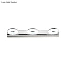 GobekUsa 2/3 Head Bathroom Wall Vanity Light with Acrylic Shade - Silver Finish, Warm/White Lighting
