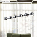 GobekUsa Modern Chrome Ball Pendant Ceiling Light with 6 Metal Lights - Warm/White Island Lighting for Living Room