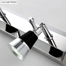GobekUsa Modernist Cone Vanity Light: 2/3-Light Bathroom Wall Lamp in Aluminum with Warm/White Lighting