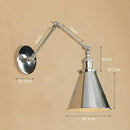 GobekUsa Dream Master Chrome Wall Sconce Silver Lustre Modern Metal Painted Wall Light