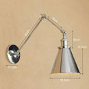 GobekUsa Dream Master Chrome Wall Sconce Silver Lustre Modern Metal Painted Wall Light