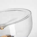GobekUsa Aella Glass Table Lamp - Luxury Art Clear Lamp for Office Bedroom Home Décor