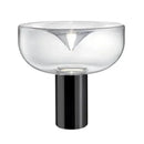 GobekUsa Aella Glass Table Lamp - Luxury Art Clear Lamp for Office Bedroom Home Décor