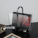 GobekUsa Desktop Bookshelf Organizer for Home Office Decoration