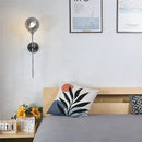 Modern chrome and amber glass ball wall lamps living room lighting by Decorbites