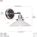 GobekUsa Amber Glass Ball Wall Lights - Modern LED Wall Lamp for Home Bedroom Mirror Stair
