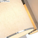 GobekUsa Modern Fabric LED Wall Sconce Light in Chrome for Living Room