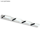 GobekUsa Modern Geometric LED Vanity Wall Light in Nickel Finish - Contemporary Metal Wall Lighting