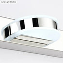 GobekUsa Modern Geometric LED Vanity Wall Light in Nickel Finish - Contemporary Metal Wall Lighting
