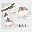 GobekUsa Elegant 4-Head LED Dining Table Chandelier