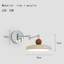 GobekUsa Iron Wall Light: Modern Rotatable LED Wall Lamp for Bedroom Lighting