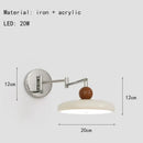 GobekUsa Iron Wall Light: Modern Rotatable LED Wall Lamp for Bedroom Lighting